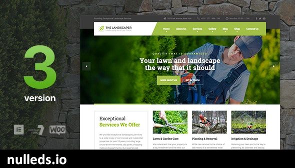 The Landscaper - Lawn & Landscaping WP Theme