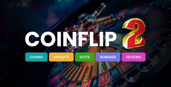 Coinflip - Casino Affiliate & Gambling WordPress Theme