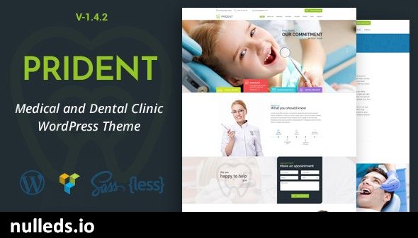 Prident - Medical and Dental Clinic WordPress Theme