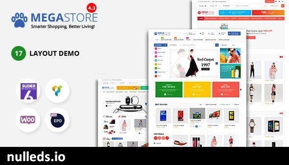 Mega Marketplace Store RTL Responsive WooCommerce WordPress Theme