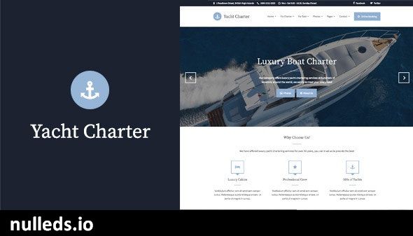 Yacht Charter - WordPress Theme