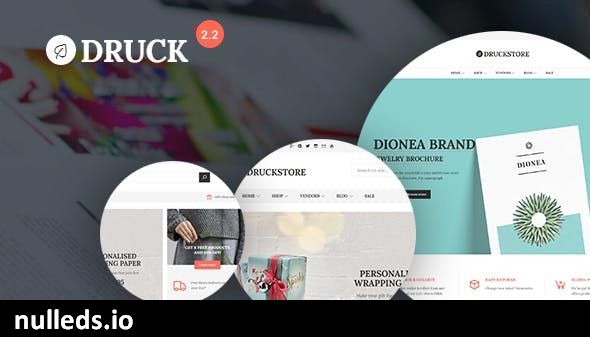 Druck - Print shop WooCommerce WordPress Theme