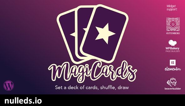 MagiCards - decks of cards to shuffle | WP plugin