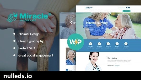 Saveo | In-home Care & Private Nursing Agency WordPress Theme