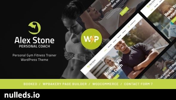 Alex Stone | Personal Gym Fitness Trainer WordPress Theme