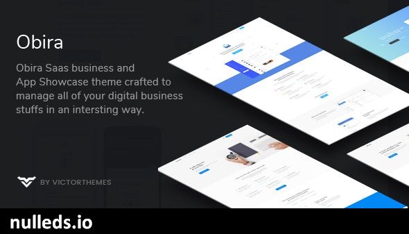 Obira - SaaS Business & App Showcase WordPress Theme