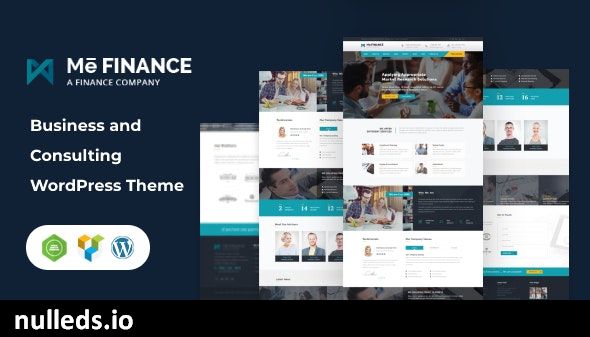 Me Finance - Business and Consulting WordPress Theme