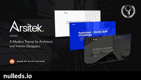 Arsitek | A Modern Theme for Architects and Interior Designers