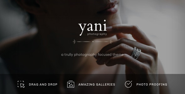 Yani - Clean and Minimalist Photography WordPress Theme