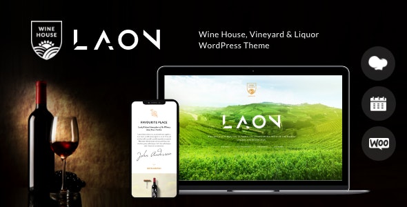 Laon | Wine House, Vineyard & Liquor WordPress Theme + Shop