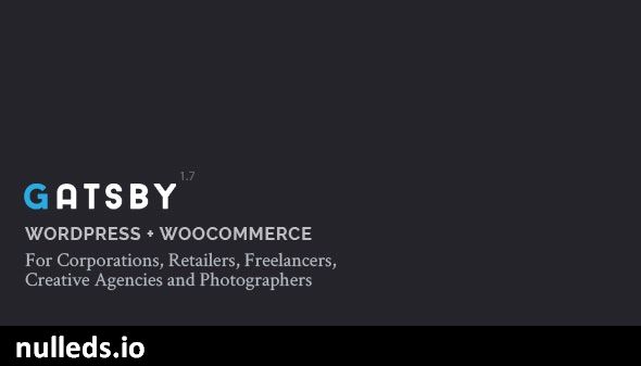 Gatsby - WordPress + eCommerce Theme