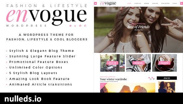 EnVogue | Fashion & Lifestyle WordPress Blog Theme