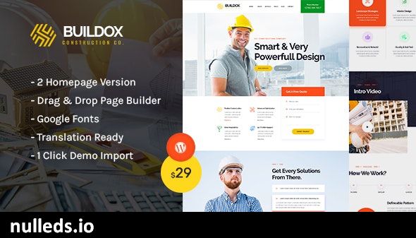 Buildox - Construction and Building WordPress Theme