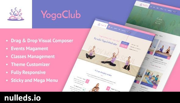 Yoga Club  - Fitness and Lifestyle WordPress Theme