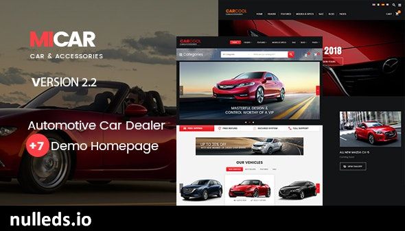 Micar -  Auto Dealer RTL WooCommerce WordPress for Car and Moto Theme