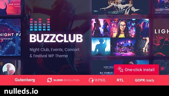 Buzz Club - Night Club, DJ & Music Festival Event WordPress Theme