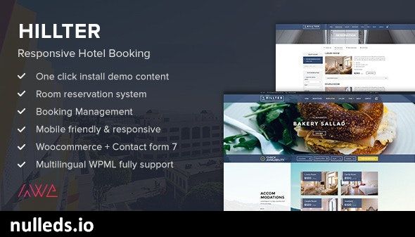 Hillter - Responsive Hotel Booking for WordPress