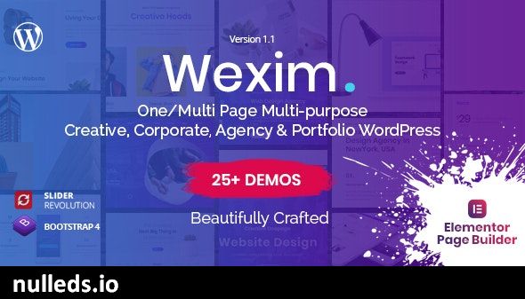 Wexim - Creative WordPress Theme