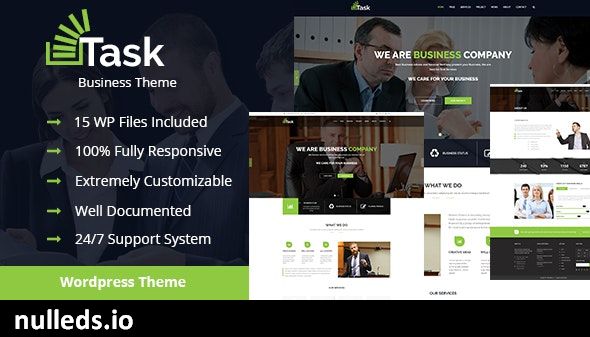 Task - Business & Corporate WordPress Theme!