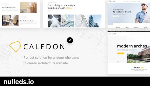 Caledon - Modern WordPress Theme For Architecture & Interior Companies