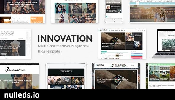 Innovation: Multi-Concept News, Magazine & Blog Theme