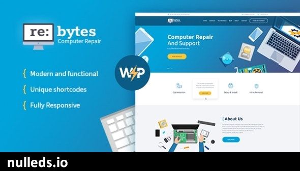 Re:bytes | Electronics & Computer Repair Service WordPress Theme