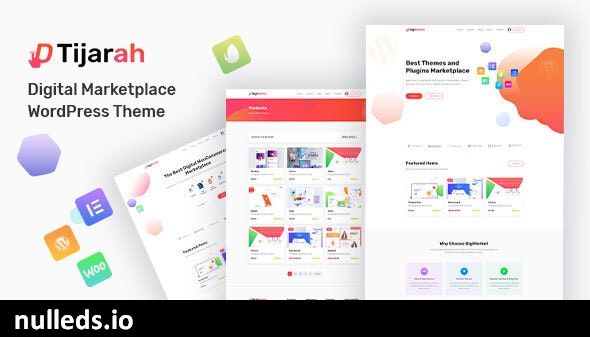 Tijarah | Digital Marketplace WooCommerce Theme