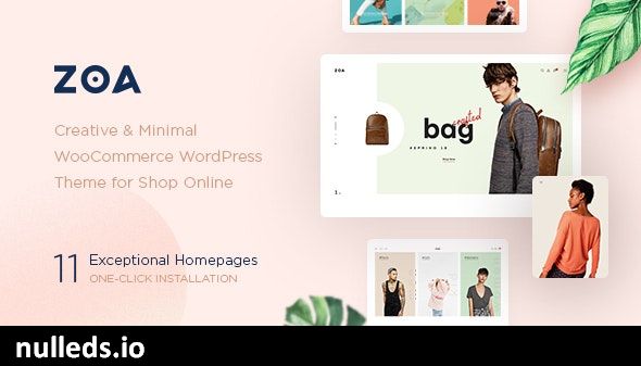 Zoa - Minimalist Elementor WooCommerce Theme