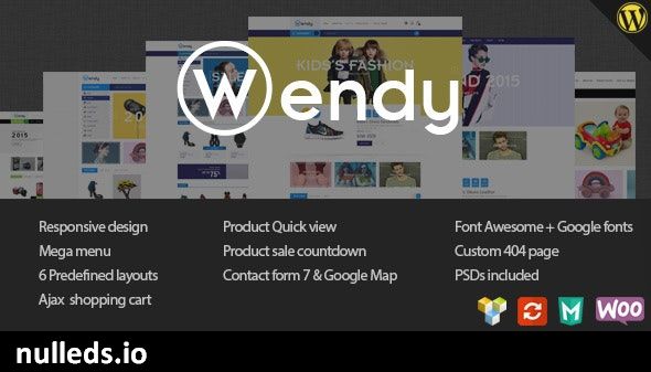 Wendy - Multi Store WooCommerce Theme