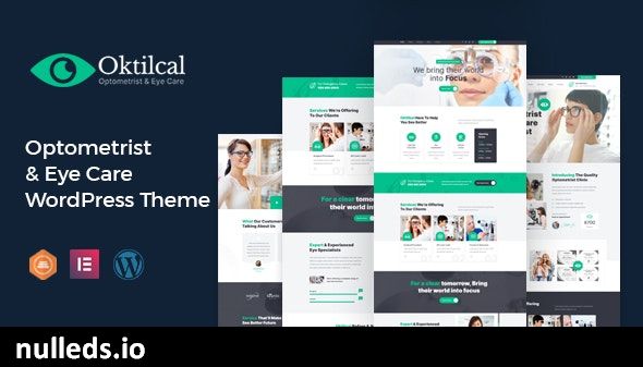 Oktilcal -  Eye Care WordPress Theme