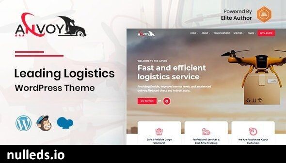 Anvoy -  Logistics WordPress Theme