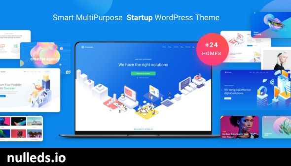 Atomlab - Startup Landing Page WordPress Theme