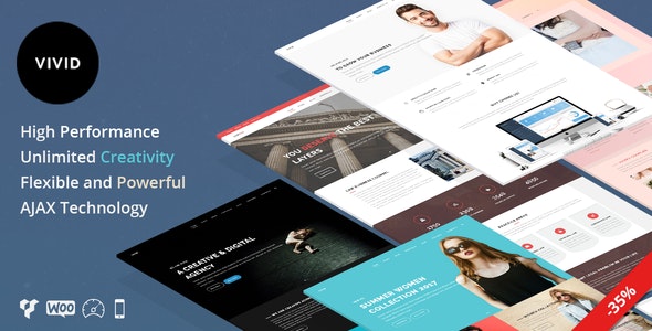 Vivid - Unique Multipurpose Theme For Creative Portfolio & Businesses