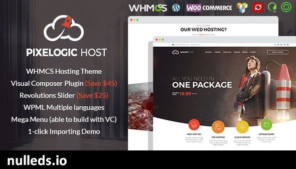 Pixelogic - WHMCS Hosting, Shop & Corporate Theme