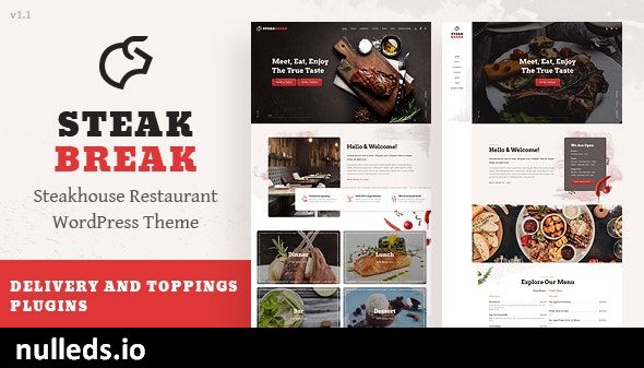 SteakBreak - Meat Restaurant WordPress Theme