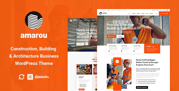 Amarou - Construction & Architecture WordPress Theme