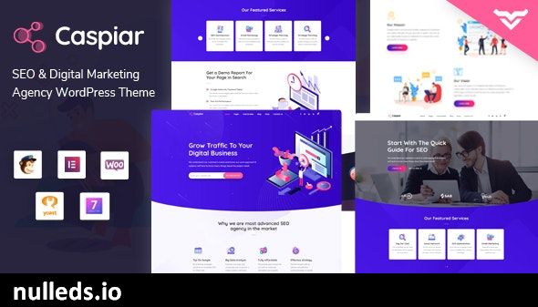 Caspiar | Digital Marketing & Agency WordPress Theme