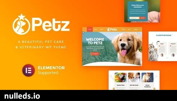 Petz - Pet Care & Veterinary Theme