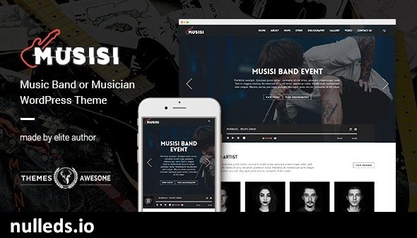 Musisi - WordPress Themes for Musicians and Bands