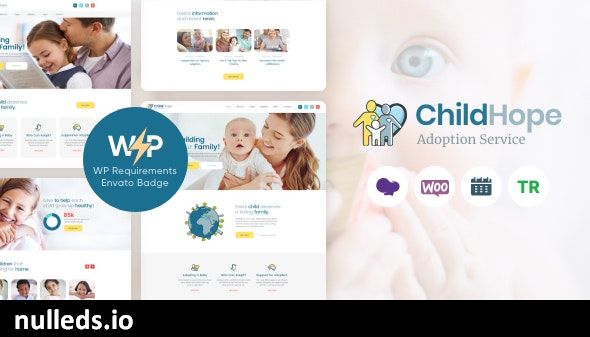 ChildHope | Child Adoption Service & Charity Nonprofit WordPress Theme