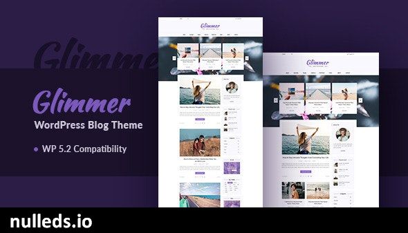 Glimmer - A Responsive WordPress Blog Theme