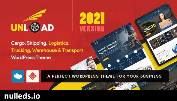 Unload - Cargo, Shipping, Logistics, Trucking, Warehouse & Transport WordPress Theme