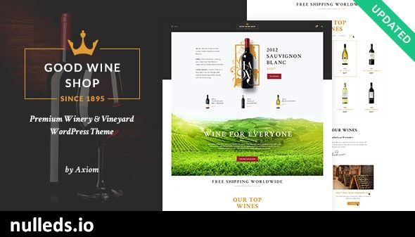 Good Wine | Vineyard & Winery Shop WordPress Theme