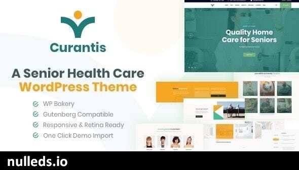 Curantis - Medical Care and Nursing WordPress