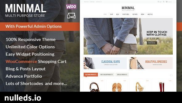 Minimal Multi Purpose - WooCommerce Theme