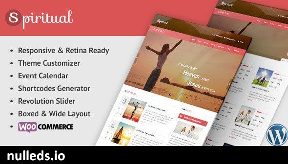 Spiritual - Church WordPress Theme (Responsive)