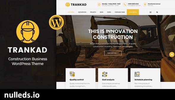 Trankad - Construction WordPress Theme