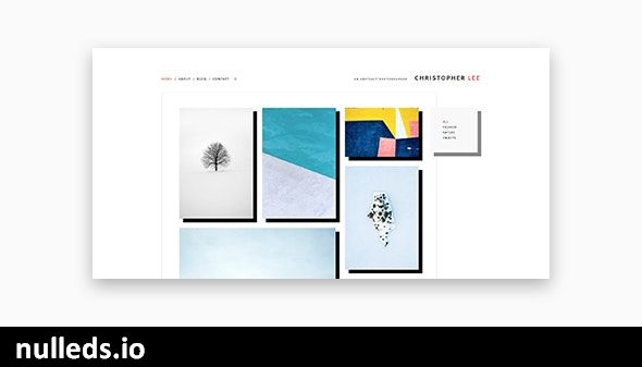 Christopher - Portfolio & Photography WordPress Theme