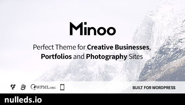 Minoo - WordPress Theme for Creative Businesses, Portfolio and Photographers