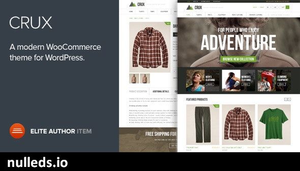 Crux (v2.3.1) A modern and lightweight WooCommerce theme